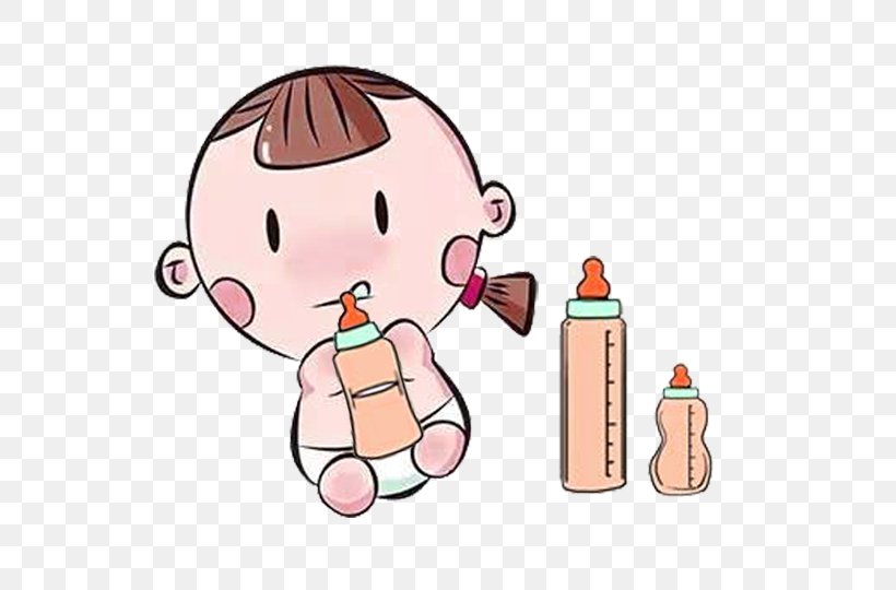 Milk Baby Bottle Child Drinking, PNG, 640x540px, Watercolor, Cartoon, Flower, Frame, Heart Download Free