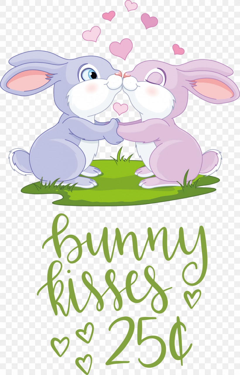 Bunny Kisses Easter Easter Day, PNG, 1921x2999px, Easter, Easter Bunny, Easter Day, Floral Design, Green Download Free