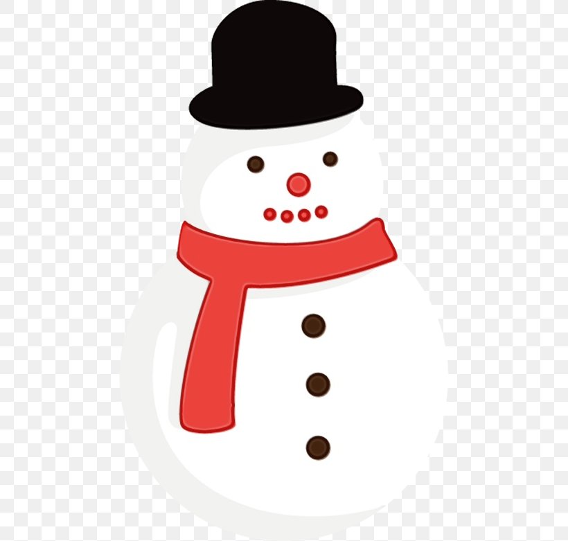 Snowman, PNG, 476x781px, Watercolor, Fictional Character, Nose, Paint, Snowman Download Free