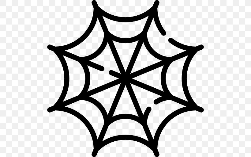 Spider Web Clip Art, PNG, 512x512px, Spider, Artwork, Black And White, Drawing, Flower Download Free