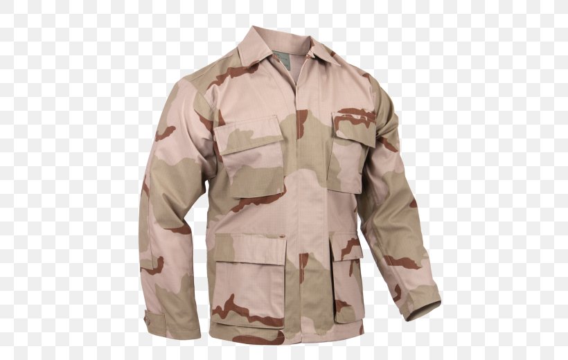 T-shirt Jacket Desert Camouflage Uniform Battle Dress Uniform U.S. Woodland, PNG, 520x520px, Tshirt, Army Combat Uniform, Battle Dress Uniform, Battledress, Beige Download Free