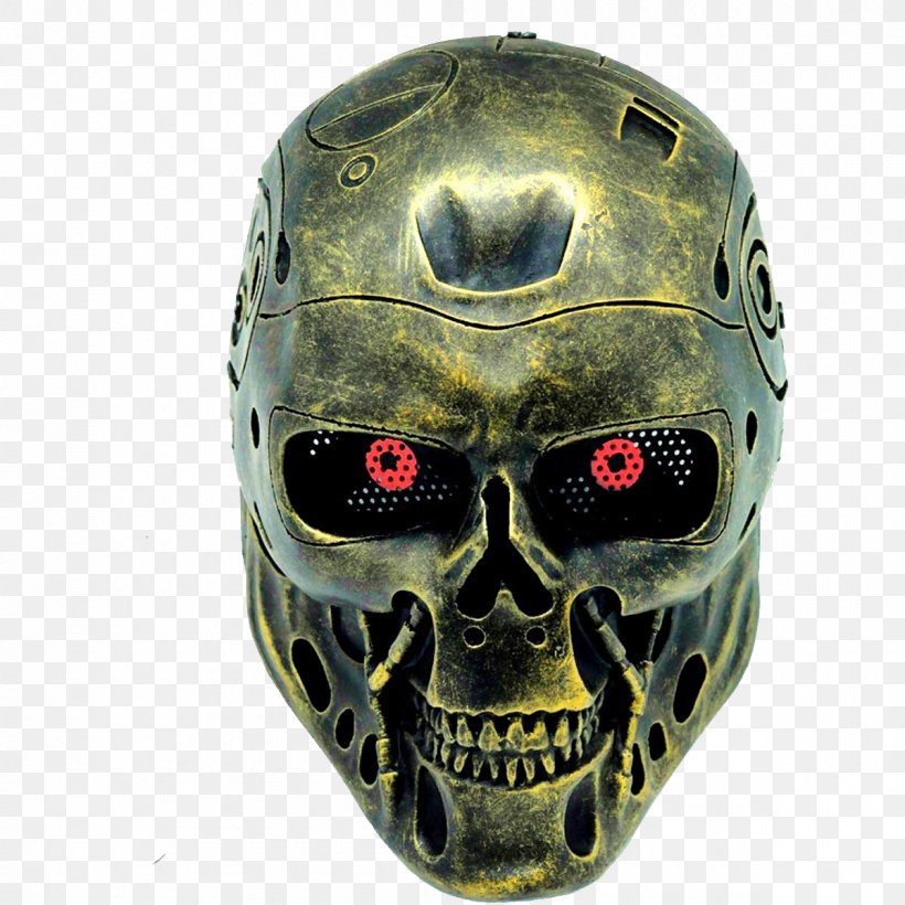 Terminator Mask Paintball Airsoft Halloween, PNG, 1200x1200px, Terminator, Airsoft, Airsoft Guns, Bone, Cosplay Download Free