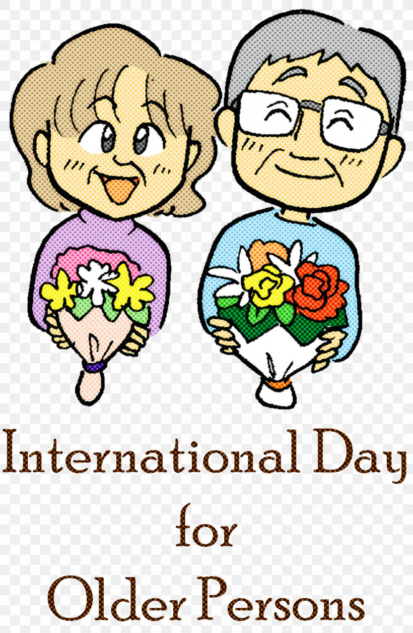 International Day For Older Persons International Day Of Older Persons, PNG, 1959x3000px, International Day For Older Persons, Behavior, Cartoon, Happiness, Human Download Free
