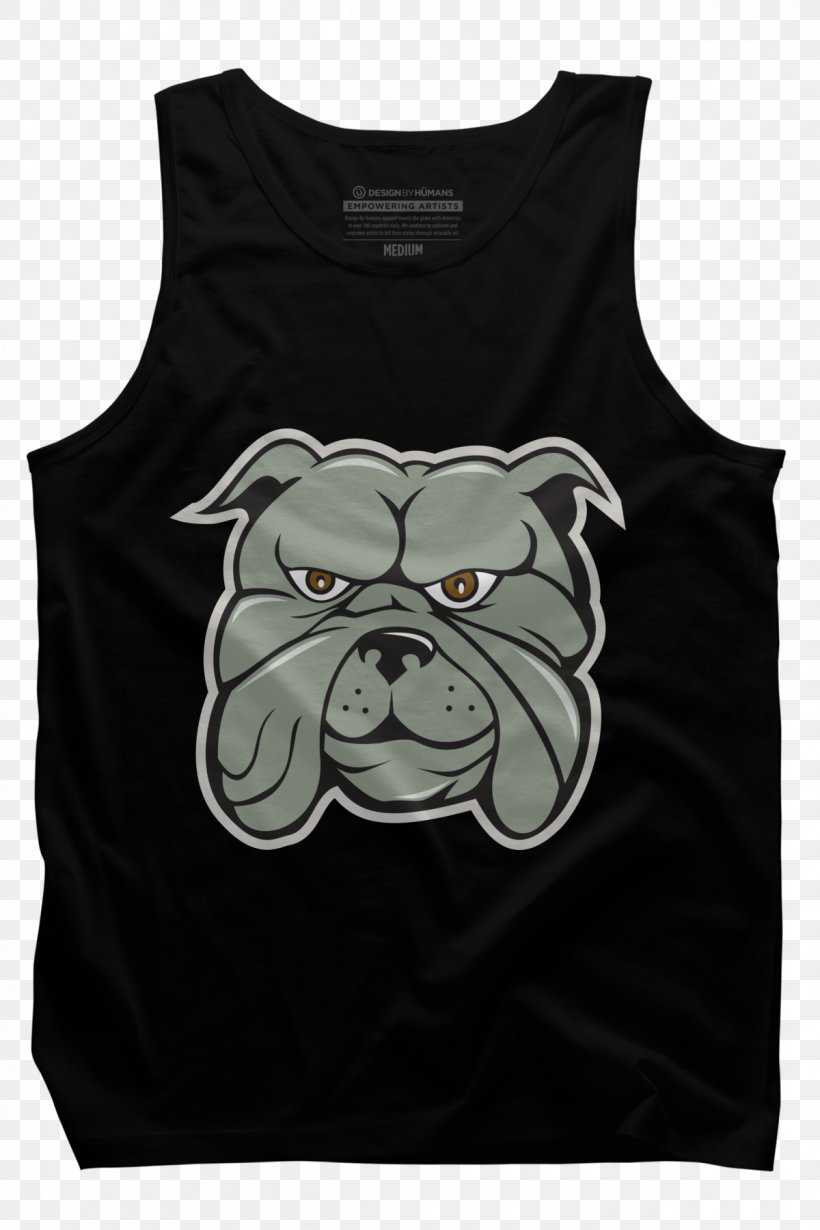 T-shirt Bulldog Sleeveless Shirt Hoodie, PNG, 1200x1800px, Tshirt, Animal, Black, Brand, Bulldog Download Free