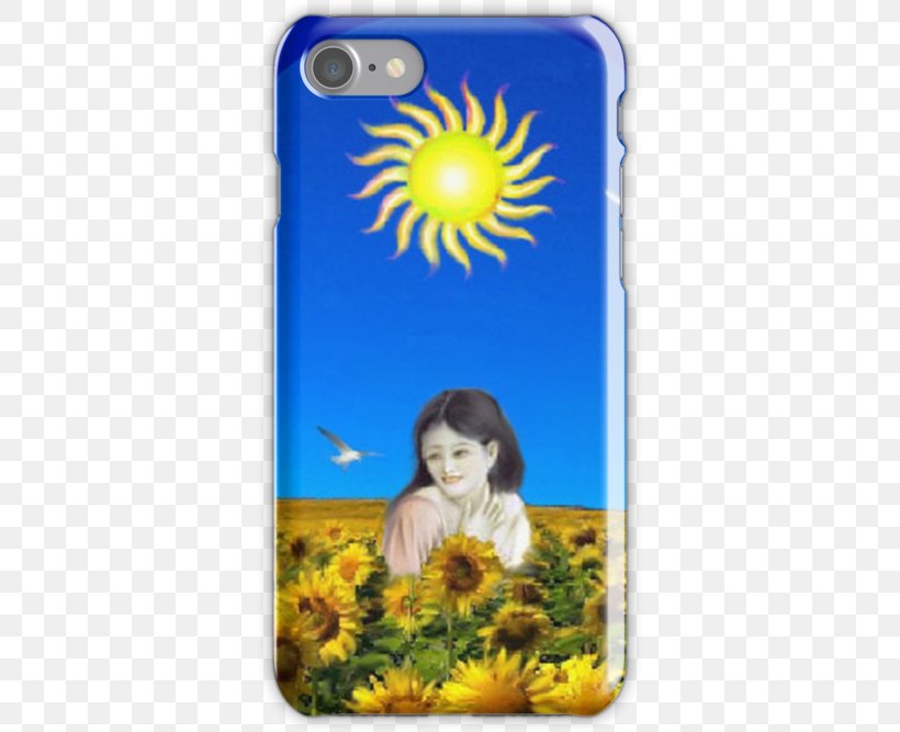 Common Sunflower Sunflower M Mobile Phone Accessories Mobile Phones Sunflowers, PNG, 500x667px, Common Sunflower, Electric Blue, Flower, Flowering Plant, Iphone Download Free