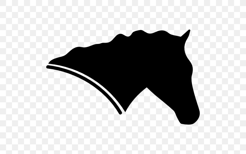 Horse Silhouette Bronco, PNG, 512x512px, Horse, Area, Black, Black And White, Bronco Download Free