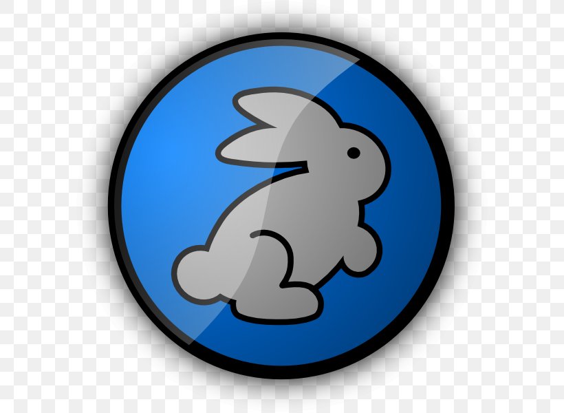 Clip Art Domestic Rabbit Hare, PNG, 600x600px, Domestic Rabbit, Animal, Area, Blue, Cartoon Download Free