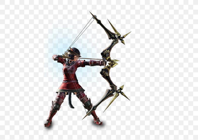 Final Fantasy XIV: Stormblood Final Fantasy Tactics Video Game Final Fantasy Trading Card Game, PNG, 460x581px, Final Fantasy Xiv Stormblood, Action Figure, Bow, Bow And Arrow, Cold Weapon Download Free