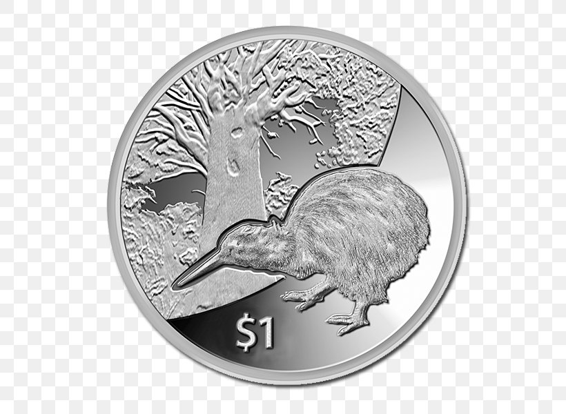 New Zealand Dollar Perth Mint Proof Coinage, PNG, 600x600px, New Zealand, Bird, Bullion, Bullion Coin, Coin Download Free