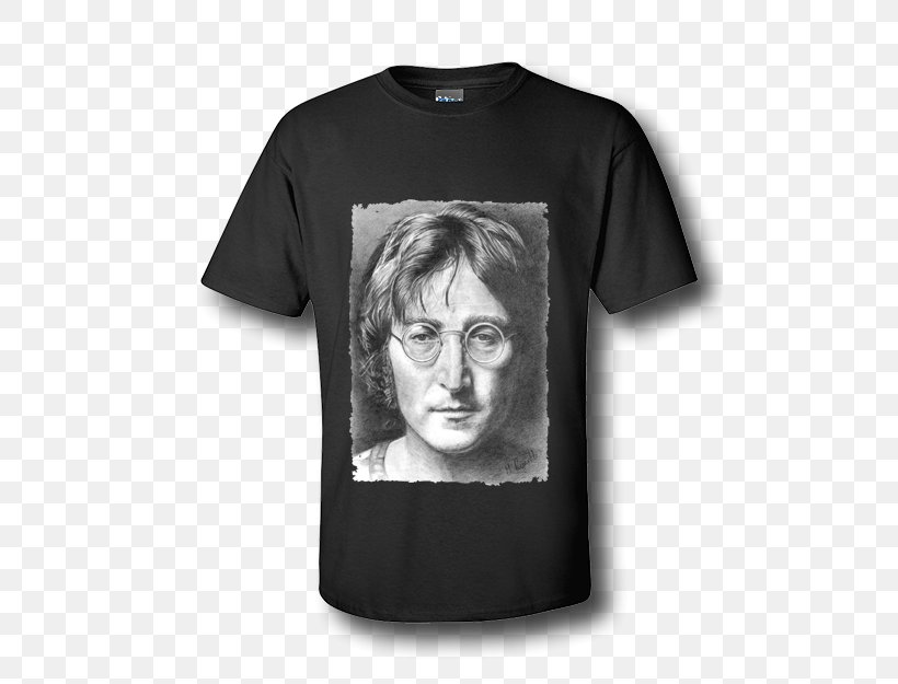 T-shirt John Lennon The Stone Roses Musician Artist, PNG, 500x625px, Tshirt, Art, Artist, Black, Black And White Download Free