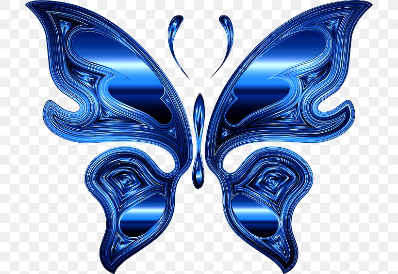 Butterfly Desktop Wallpaper Clip Art, PNG, 717x566px, Butterfly, Cobalt Blue, Color, Drawing, Electric Blue Download Free