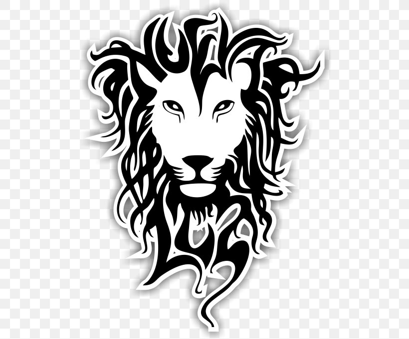 Lion Tattoo Rastafari Reggae, PNG, 513x681px, Lion, Art, Big Cats, Black And White, Carnivoran Download Free