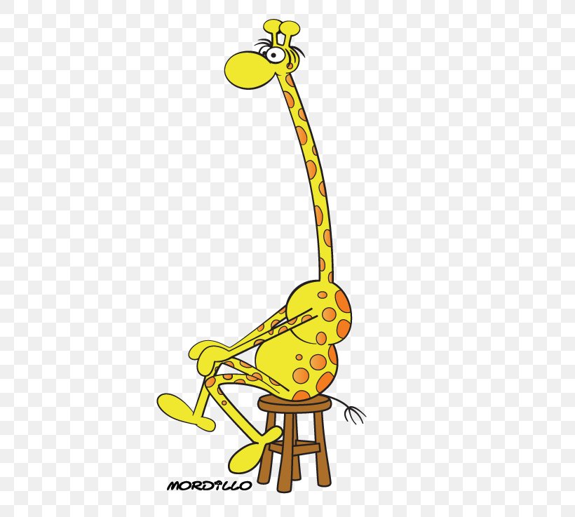 Northern Giraffe Drawing Humour Cartoon Ride, PNG, 505x737px, Giraffe, Animal, Animal Figure, Area, Beak Download Free