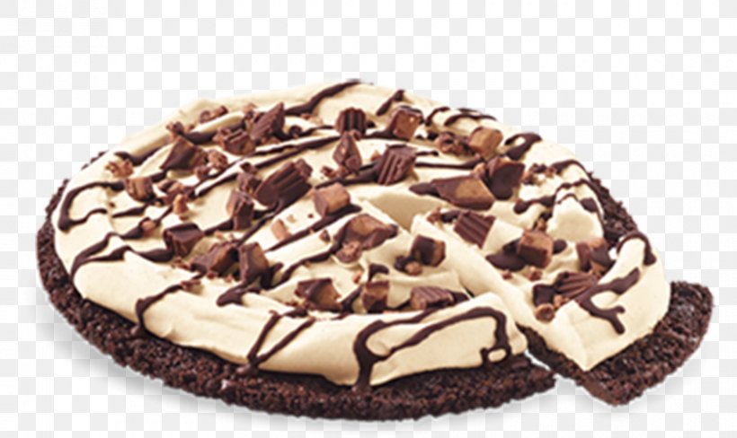 Pizza Reese's Peanut Butter Cups Ice Cream Dairy Queen, PNG, 840x500px, Pizza, Cake, Chocolate, Chocolate Brownie, Chocolate Cake Download Free