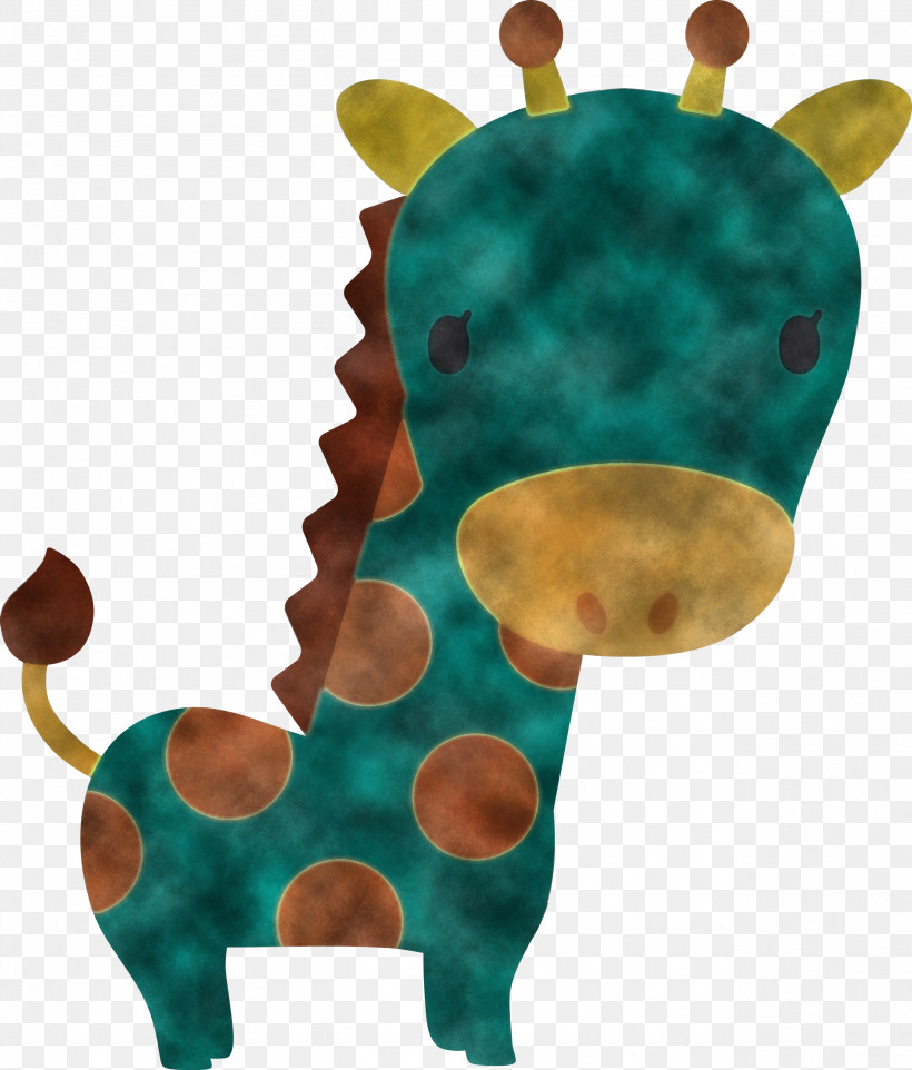 Giraffe Giraffidae Turquoise Animal Figure Toy, PNG, 2557x3000px, Giraffe, Animal Figure, Giraffidae, Stuffed Toy, Toy Download Free