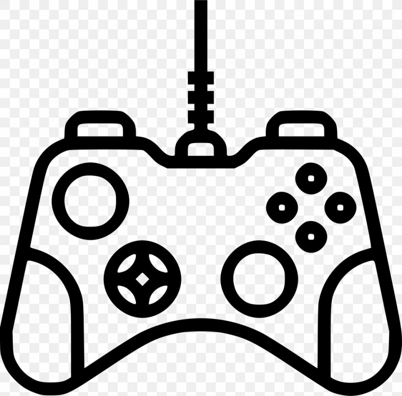 Joystick Game Controllers Video Games, PNG, 980x966px, Joystick, All Xbox Accessory, Black, Black And White, Computer Download Free