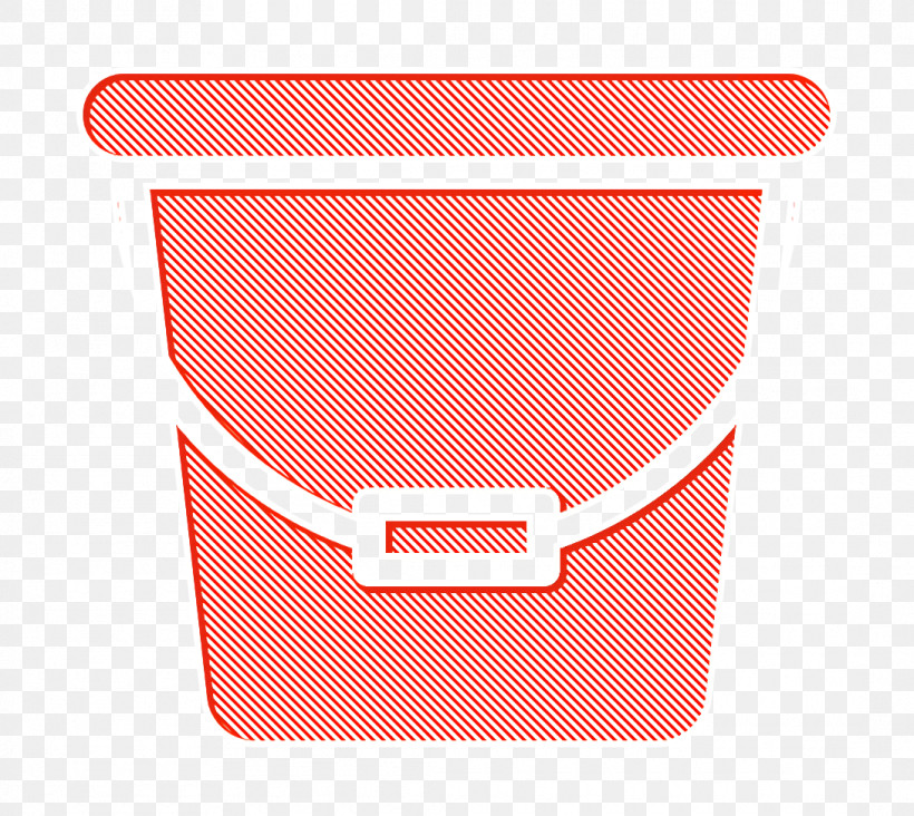 Bucket Icon Cleaning Icon, PNG, 1090x974px, Bucket Icon, Cleaning Icon, Line, Orange, Red Download Free