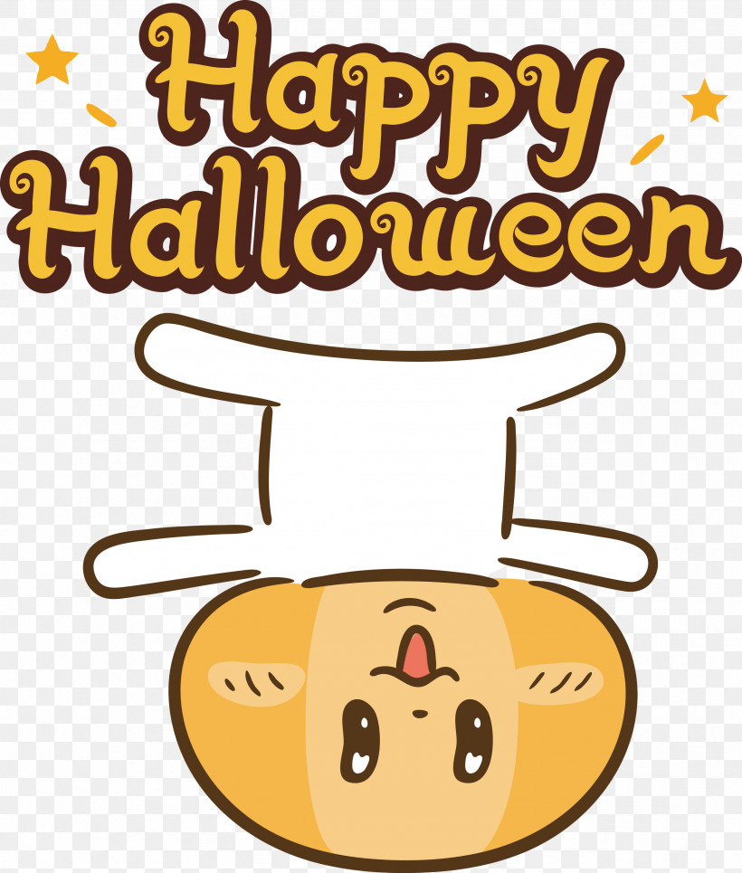 Happy Halloween, PNG, 2548x3000px, Happy Halloween, Behavior, Cartoon, Emoticon, Happiness Download Free