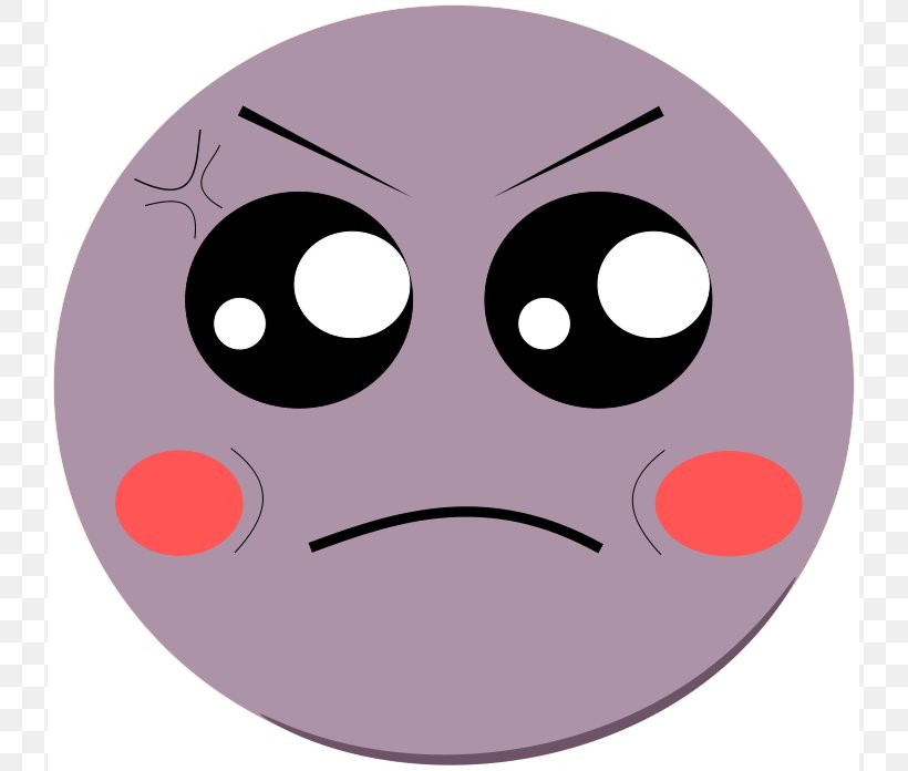 Smiley Face Anger Clip Art, PNG, 733x696px, Smiley, Anger, Blog, Cartoon, Cheek Download Free