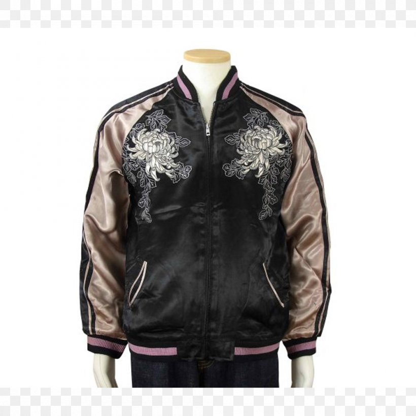 T-shirt Hoodie Leather Jacket Clothing Outerwear, PNG, 1000x1000px, Tshirt, Black, Clothing, Embroidery, Hoodie Download Free