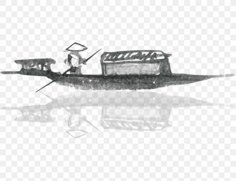 Japanese Ink Painting Ink Wash Painting Illustration, PNG, 2207x1698px, Japanese Ink Painting, Aircraft, Automotive Exterior, Black, Black And White Download Free