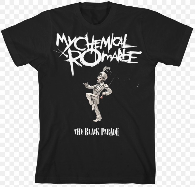 T-shirt The Black Parade My Chemical Romance Three Cheers For Sweet Revenge, PNG, 1093x1050px, Tshirt, Black, Black Parade, Brand, Clothing Download Free