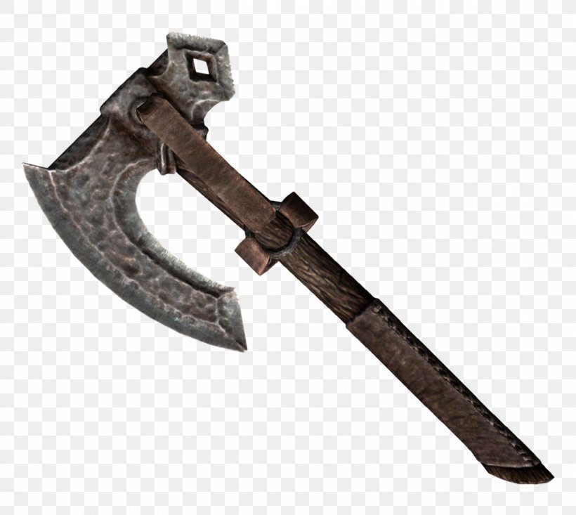 The Elder Scrolls V: Skyrim Weapon Battle Axe Dane Axe, PNG, 1200x1074px, Elder Scrolls V Skyrim, Axe, Battle Axe, Body Armor, Cold Weapon Download Free