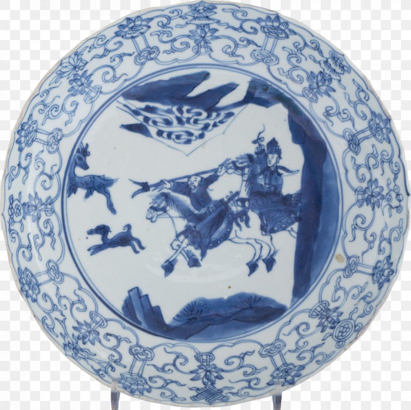 Blue And White Pottery Ming Dynasty Plate Chinese Export Porcelain Hunting, PNG, 1662x1659px, Blue And White Pottery, Blue And White Porcelain, Ceramic, China, Chinese Export Porcelain Download Free