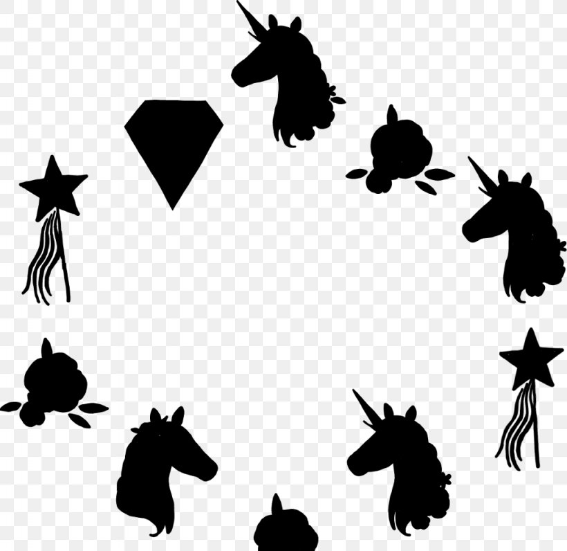 Horse Mammal Character Clip Art Silhouette, PNG, 1024x995px, Horse, Blackandwhite, Character, Fiction, Mammal Download Free
