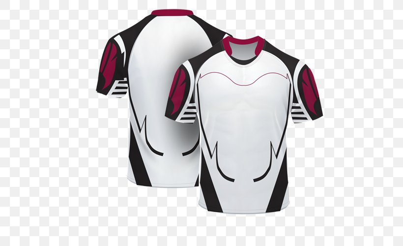 Jersey T-shirt Rugby Shirt Rugby Union Rugby Shorts, PNG, 500x500px, Jersey, Active Shirt, Black, Brand, Clothing Download Free