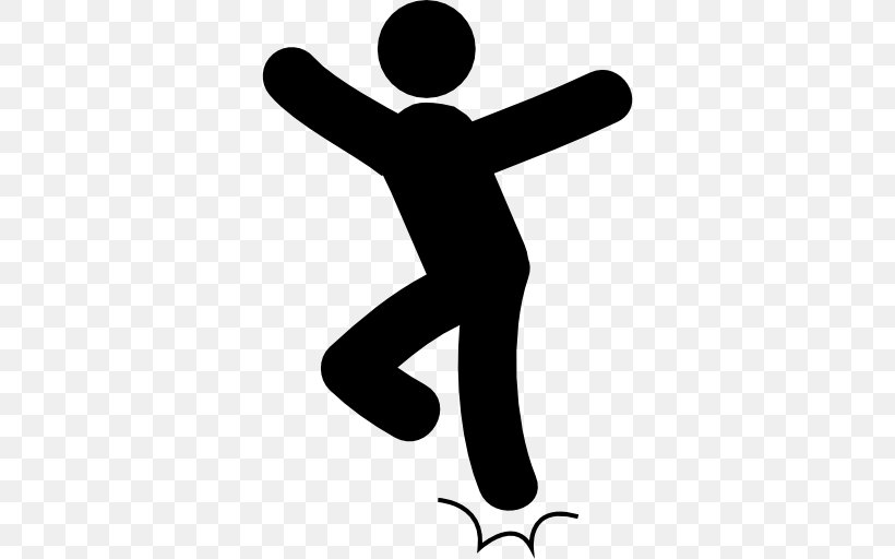 Jumping Up, PNG, 512x512px, Jumping, Dance, Logo, Silhouette, Symbol Download Free