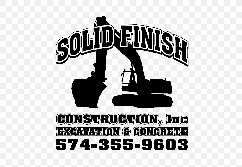 Solid Finish Construction Inc Architectural Engineering Concrete Building Materials General Contractor, PNG, 566x566px, Architectural Engineering, Black And White, Brand, Building, Building Materials Download Free