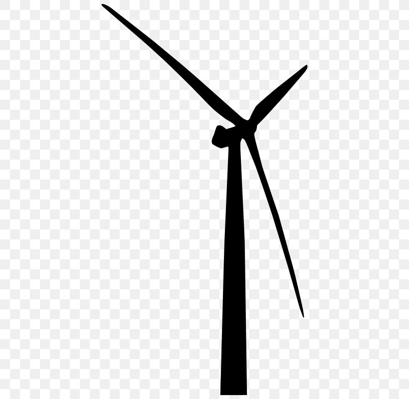 Wind Power Wind Turbine Renewable Energy Clip Art, PNG, 428x800px, Wind Power, Black And White, Electricity Generation, Energy, Energy Development Download Free
