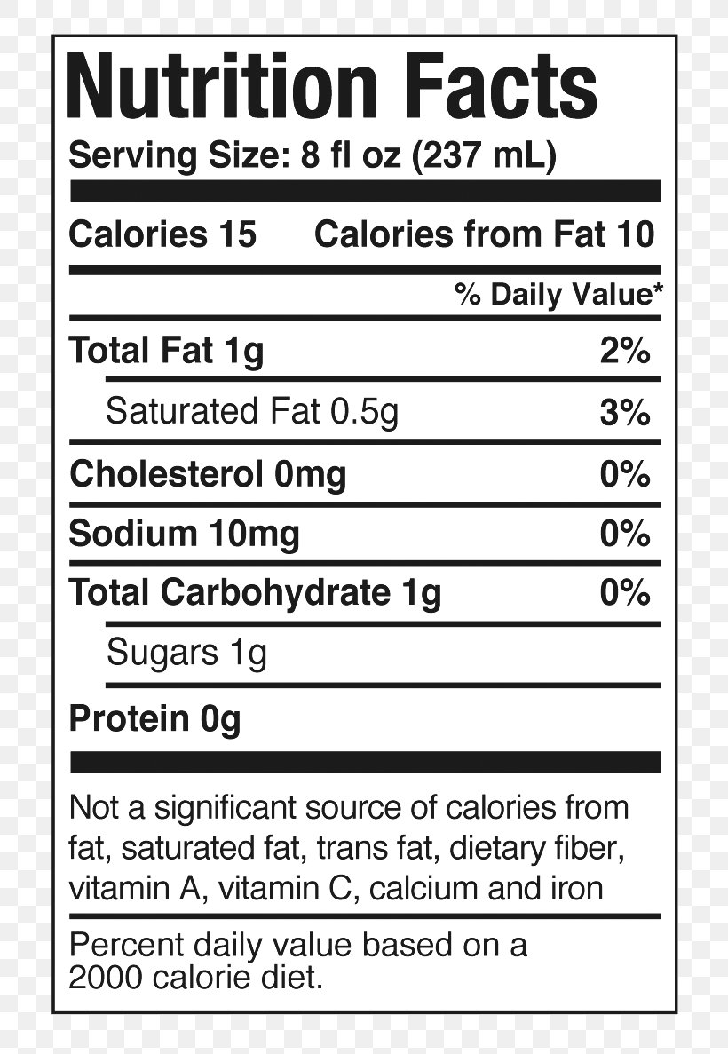Black Cherry Nutrition Facts Label Line Font PNG 777x1187px Black 