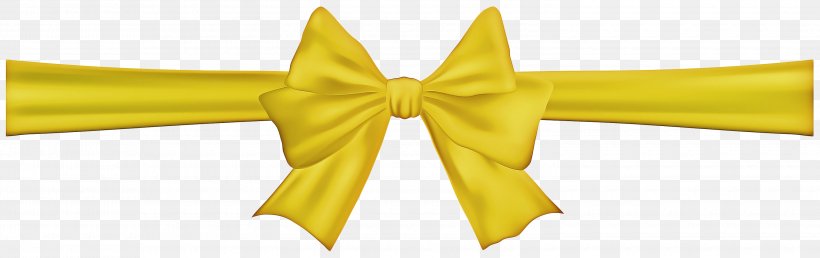 Yellow Ribbon, PNG, 3000x944px, Yellow, Necktie, Ribbon Download Free