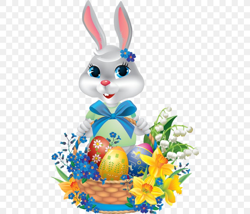Easter Bunny Basket Clip Art, PNG, 485x700px, Easter Bunny, Basket, Christmas Ornament, Easter, Easter Basket Download Free