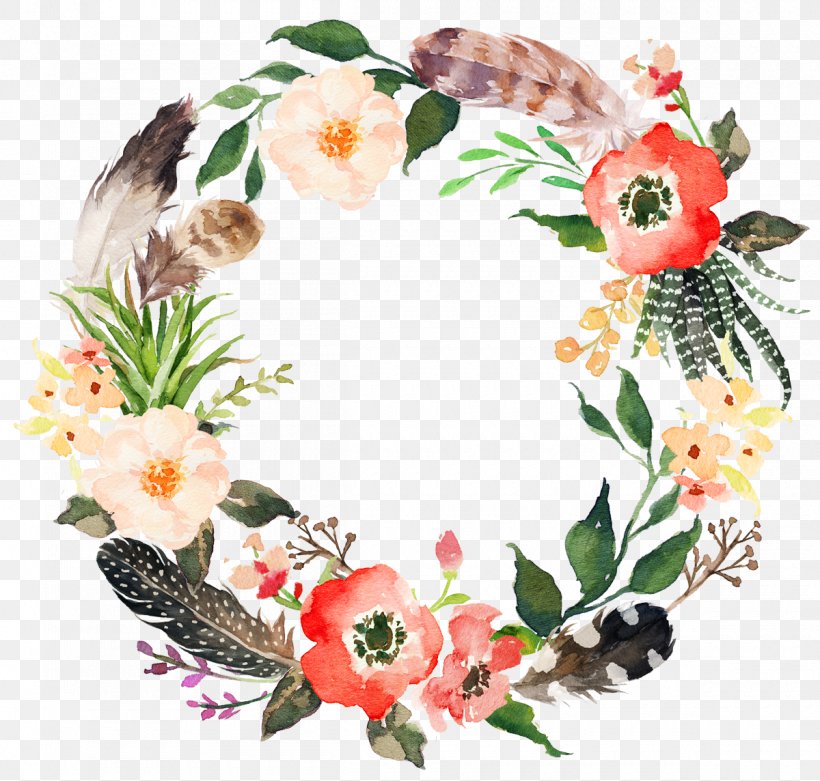 Flower Wreath Watercolor Painting Garland, PNG, 1200x1144px, Flower, Bag, Cut Flowers, Floral Design, Floristry Download Free
