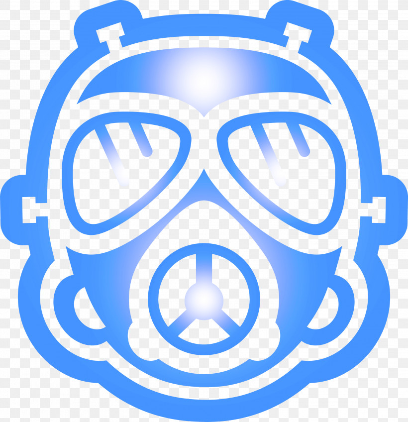 Gas Mask, PNG, 2899x3000px, Gas Mask, Circle, Electric Blue, Symbol Download Free