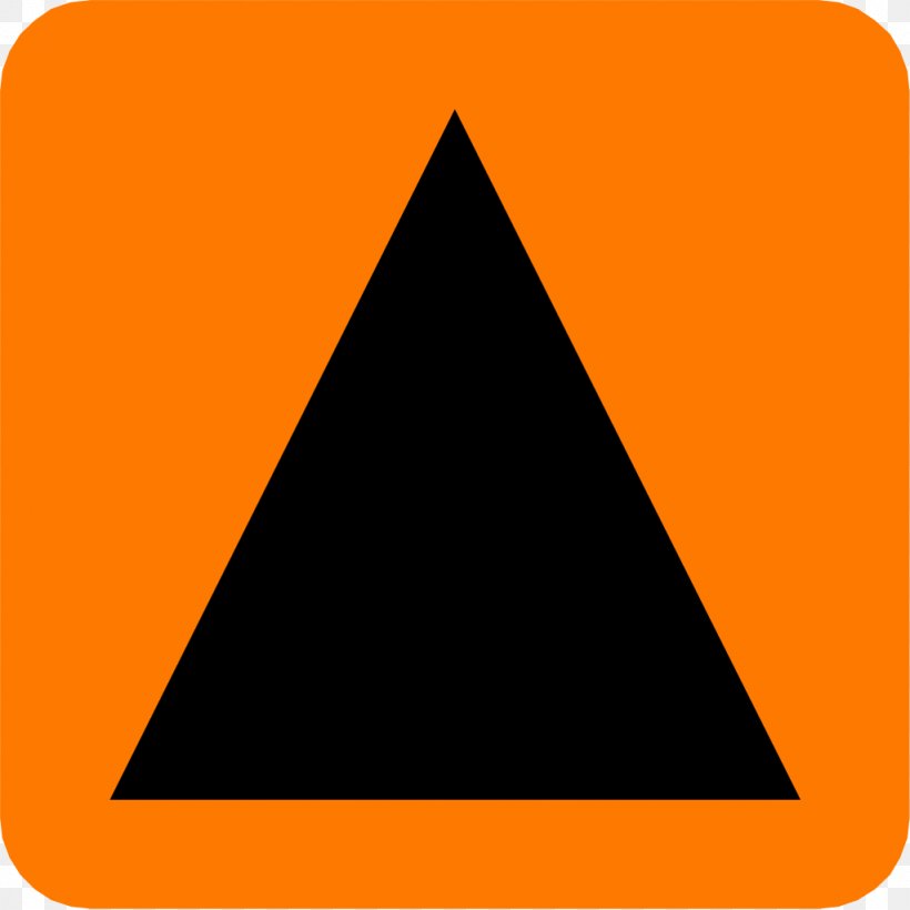 Triangle Point Font, PNG, 1024x1024px, Triangle, Area, Orange, Point, Symbol Download Free