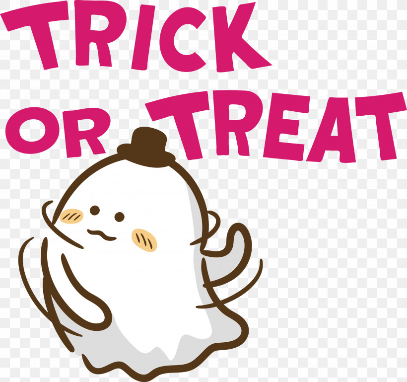TRICK OR TREAT Halloween, PNG, 3000x2815px, Trick Or Treat, Behavior, Cartoon, Halloween, Happiness Download Free