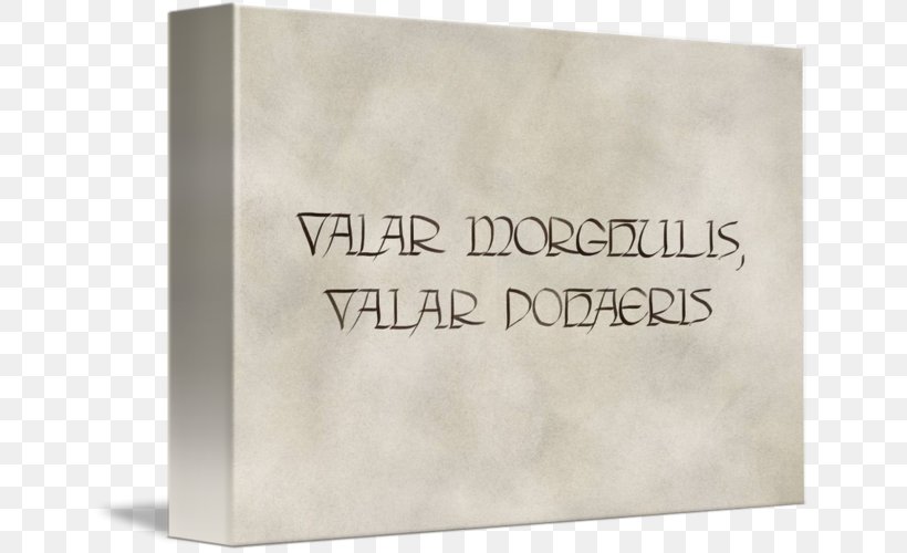 Paper Valar Dohaeris Valar Morghulis Gallery Wrap Canvas, PNG, 650x500px, Paper, Art, Brand, Canvas, Gallery Wrap Download Free