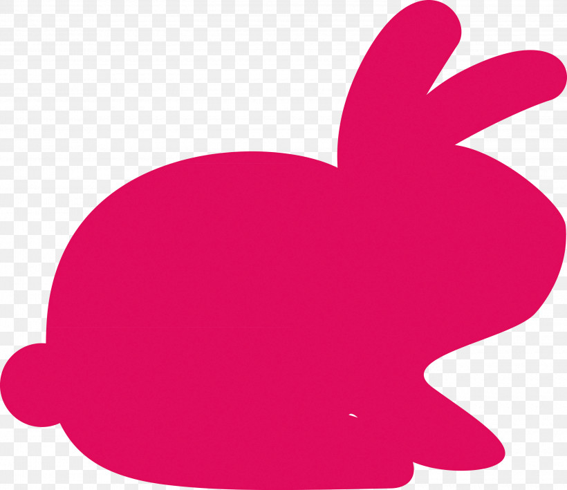 Rabbit, PNG, 3000x2594px, Rabbit, Heart, M095, Red Download Free