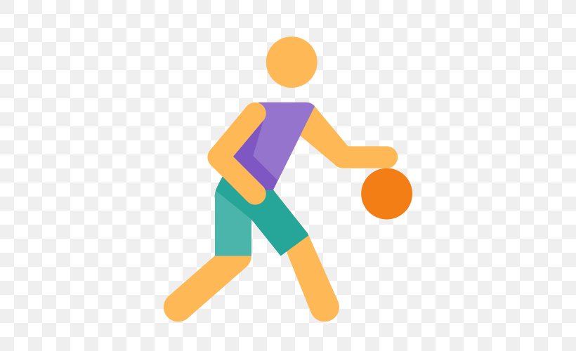 Basketball Sport Clip Art, PNG, 500x500px, Basketball, Area, Ball, Flat Design, Gratis Download Free