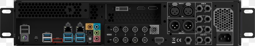 Computer Hardware NewTek Streaming Media Serial Digital Interface 4K Resolution, PNG, 3780x698px, 4k Resolution, Computer Hardware, Audio, Audio Equipment, Audio Receiver Download Free