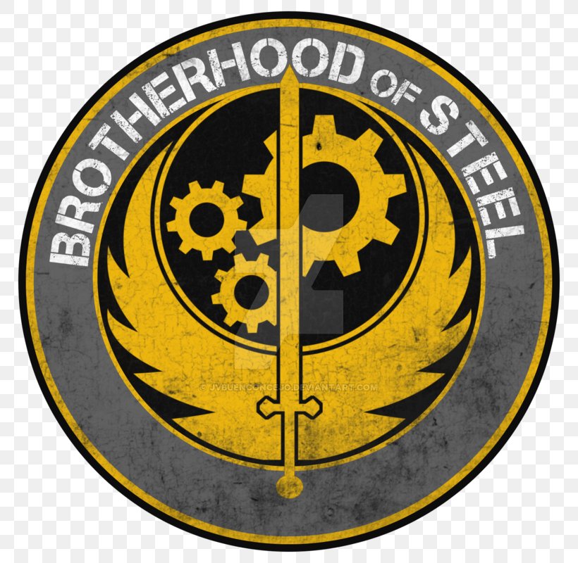 Fallout: Brotherhood Of Steel Fallout 4 Fallout: New Vegas Fallout 3 Fallout Tactics: Brotherhood Of Steel, PNG, 800x800px, Fallout Brotherhood Of Steel, Badge, Brand, Decal, Emblem Download Free