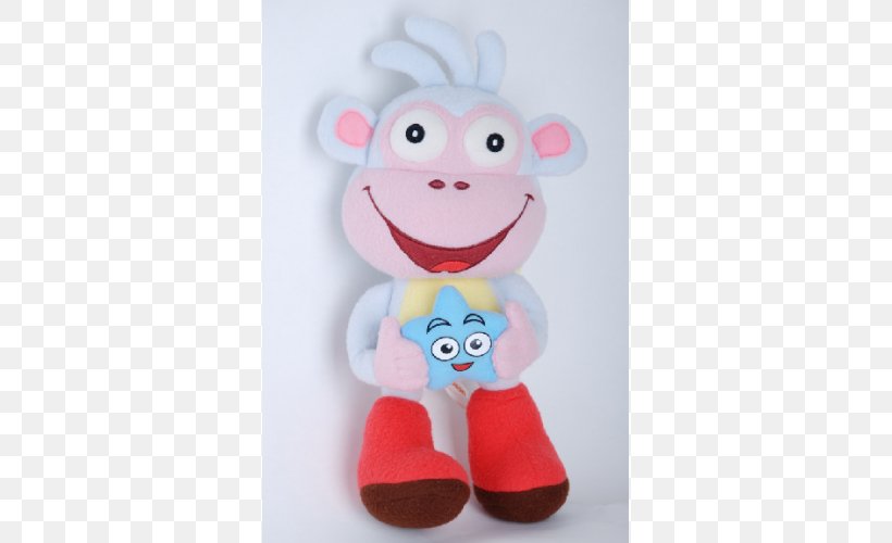 Plush Stuffed Animals & Cuddly Toys Boots The Monkey! Dora The Explorer, PNG, 500x500px, Plush, Baby Toys, Beanie Babies, Boot, Boots The Monkey Download Free
