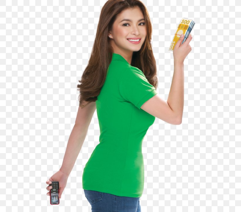 Angel Locsin Philippines Smart Padala T-shirt Female, PNG, 510x720px, Watercolor, Cartoon, Flower, Frame, Heart Download Free