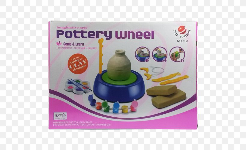 Potter's Wheel Educational Toys Pottery Amazon.com, PNG, 500x500px, Toy, Amazoncom, Cake Decorating, Ceramic, Child Download Free