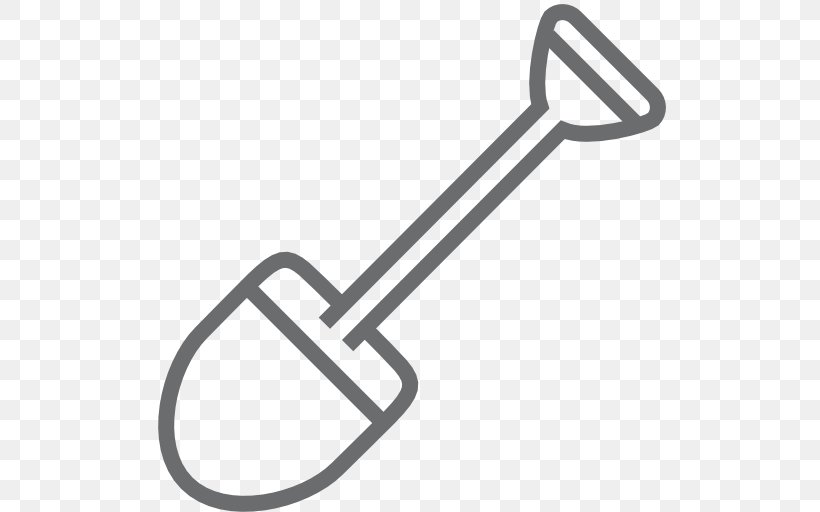 Shovel Hand Tool Spade, PNG, 512x512px, Shovel, Black And White, Digging, Gardening, Hand Tool Download Free