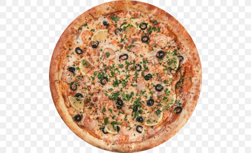 California-style Pizza Sicilian Pizza Italian Cuisine Hamburger, PNG, 500x500px, Californiastyle Pizza, California Style Pizza, Cuisine, Delivery, Dish Download Free